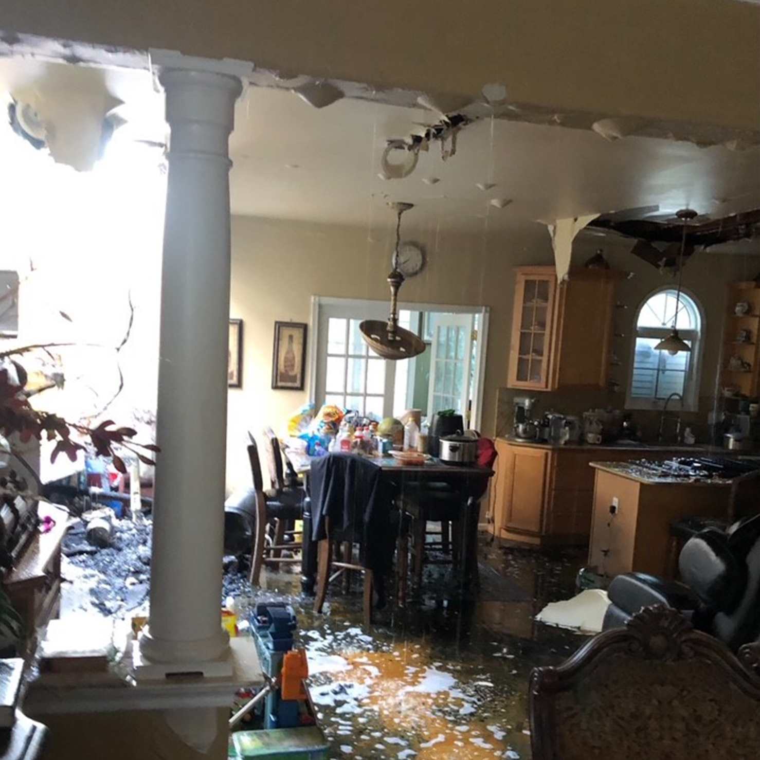 Fire damage restoration project handled by Thomas Lacovara & Associates