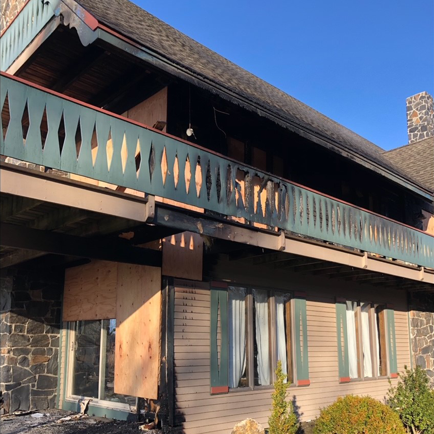 Fire damage restoration project handled by Thomas Lacovara & Associates