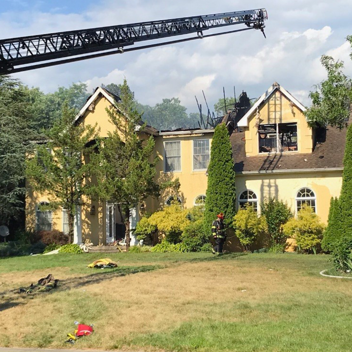 Fire damage restoration project handled by Thomas Lacovara & Associates
