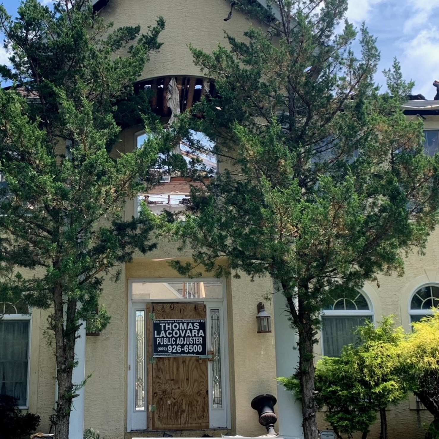 Fire damage restoration project handled by Thomas Lacovara & Associates