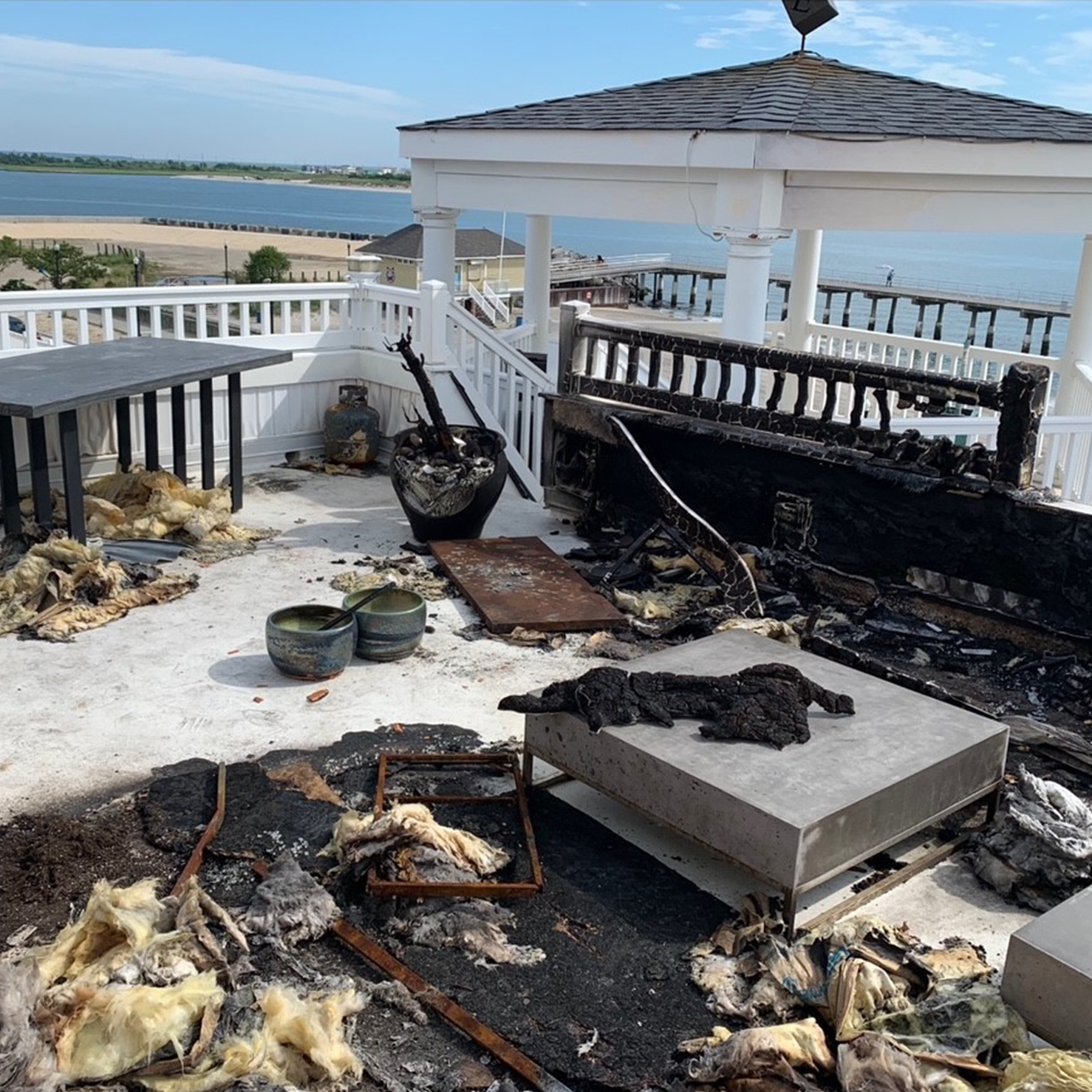 Fire damage restoration project handled by Thomas Lacovara & Associates