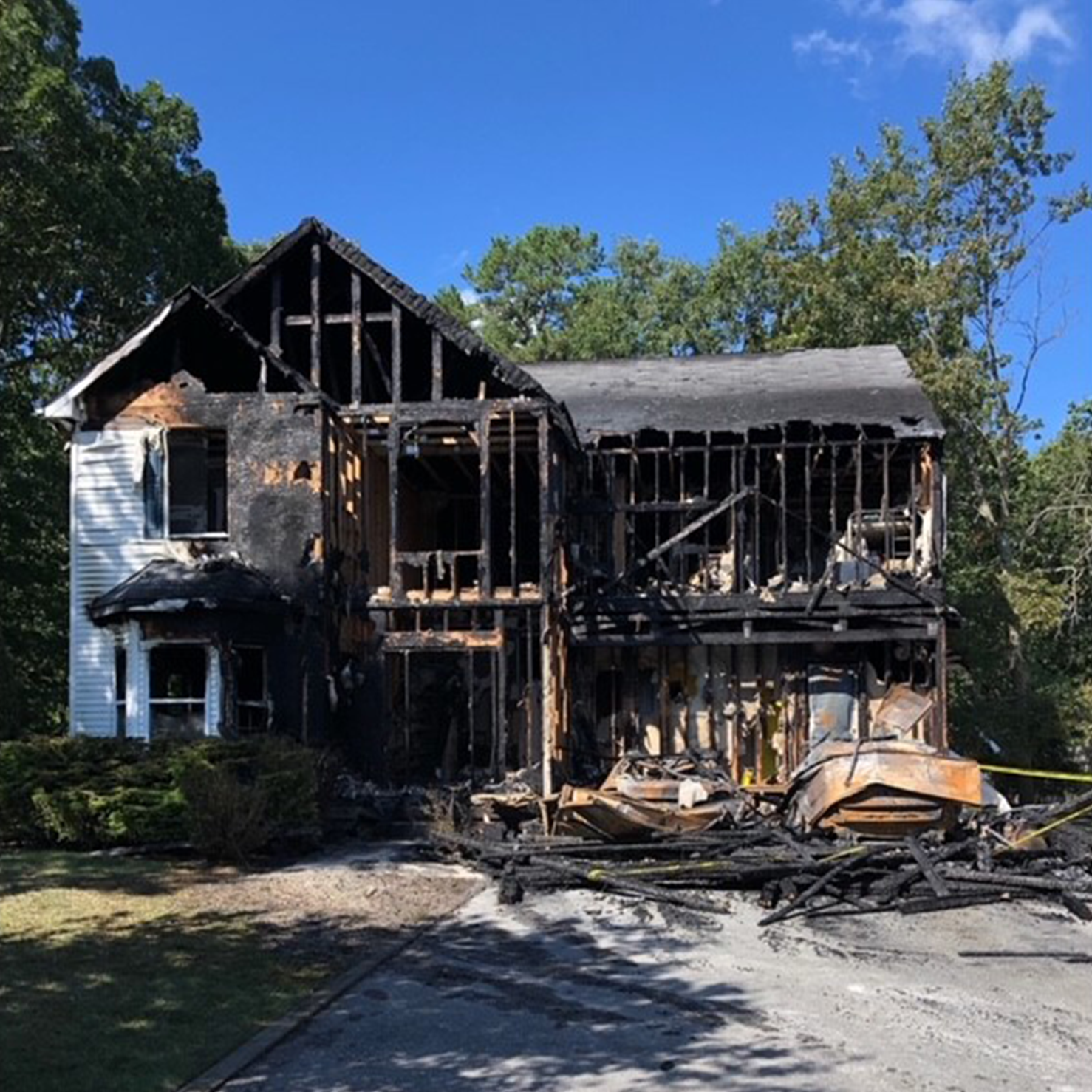Fire damage restoration project handled by Thomas Lacovara & Associates
