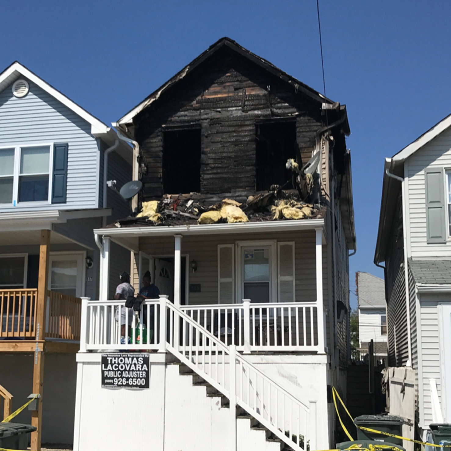 Fire damage restoration project handled by Thomas Lacovara & Associates